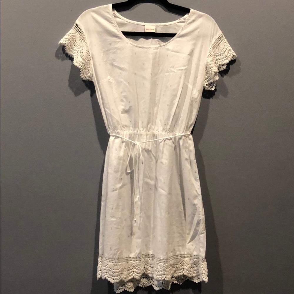 White cotton dress